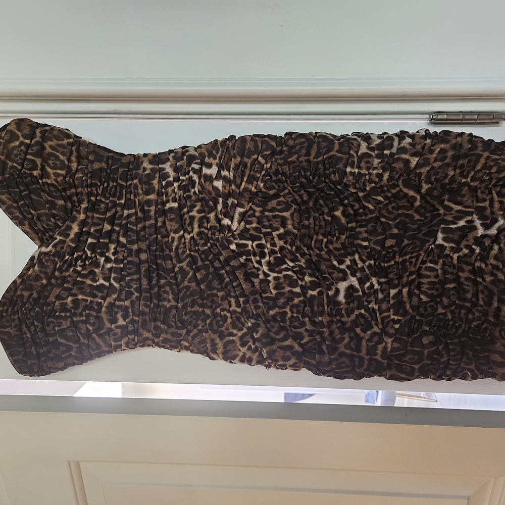 BCBG Leopard Print Mini Dress